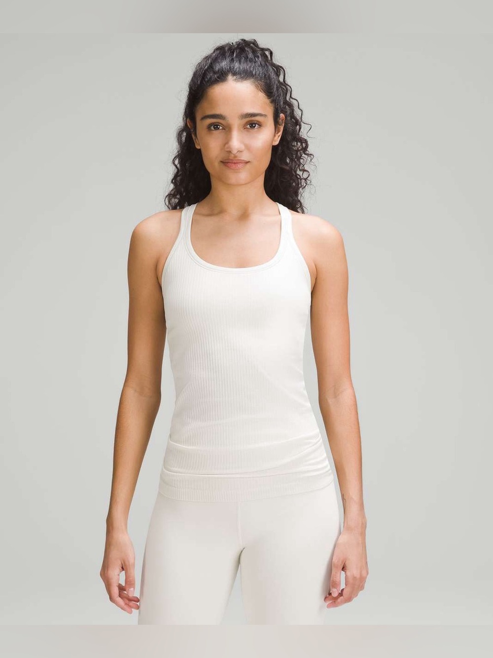 Lululemon Ebb to Street Tank Top size 6 Bone